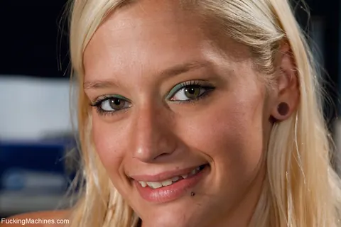 Lacey Jane: Tall Busty Blonde Toys Her Pussy While Bound – photo 3 of 17