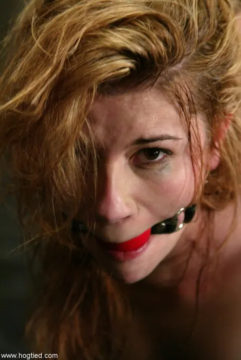 Sarah Blake: Petite Redhead MILF Hogtied in Heels for a Rough Threesome – photo 13 of 21