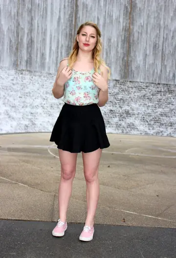 Blonde PAWG Takes a Toy in Her Ass Before Public Doggy Sex