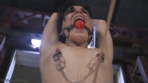 Juliette March: Petite Brunette in Bondage Sucks Cock and Gets Fucked – photo 5 of 21