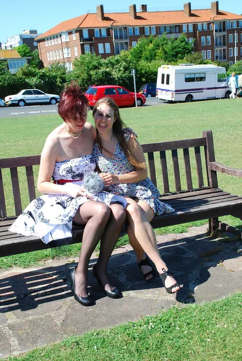 Masie Dee: Busty British MILF in Stockings Gets Eaten Out and Toyed – photo 1 of 21