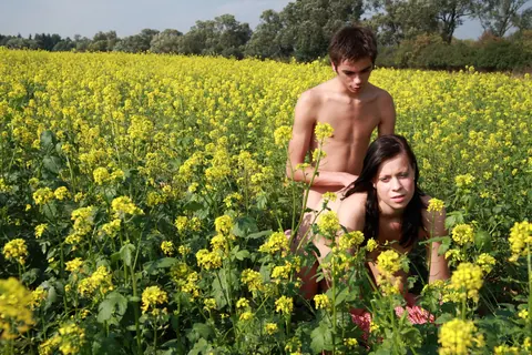 Brunette Gets Licked and Fucked in a Forest Clearing – photo 11 of 20