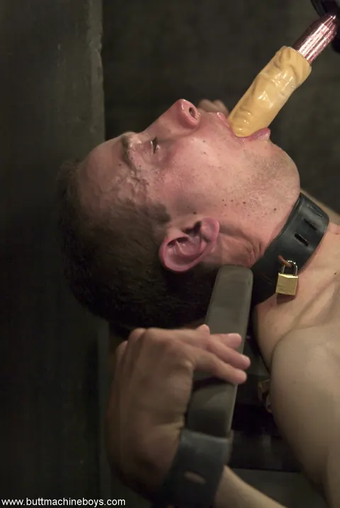 Two Men in Bondage Fuck and Play with a Toy – photo 21 of 21