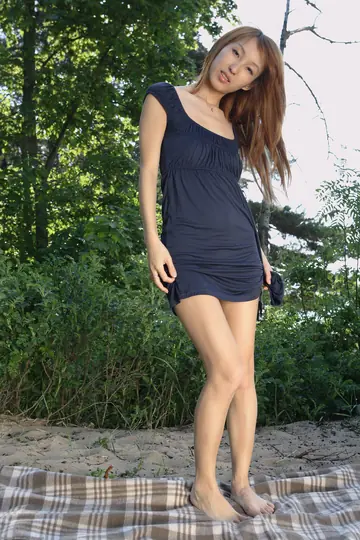Petite Russian Babe Undresses and Shows Her Hairy Pussy