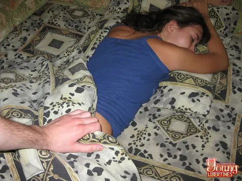 Brunette with Small Tits Gets Her Shaved Pussy Licked and Fucked – photo 3 of 16