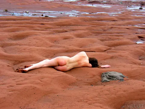 Busty Woman Strips Nude and Poses Outdoors – photo 7 of 17