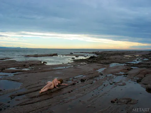 Busty Woman Strips Nude and Poses Outdoors – photo 6 of 17
