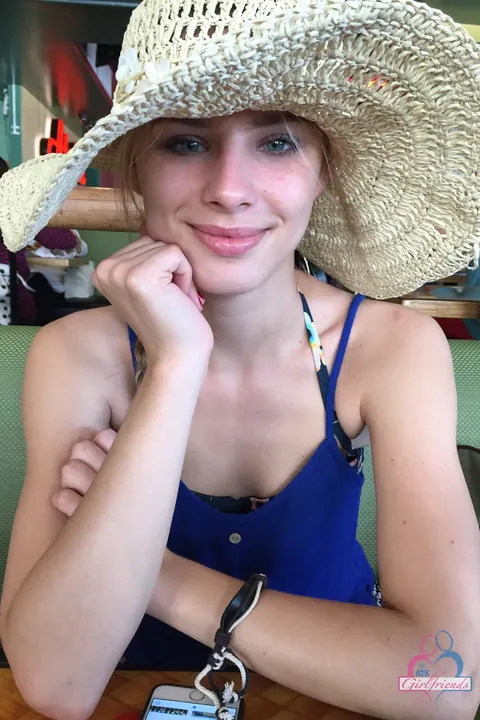 Jillian Janson: Amateur Brunette in a Bikini and Glasses Poses Outdoors on Vacation – photo 6 of 20