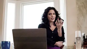 Victoria Voxxx – Curly Latina Brunette Sucks Cock and Rides to a Facial