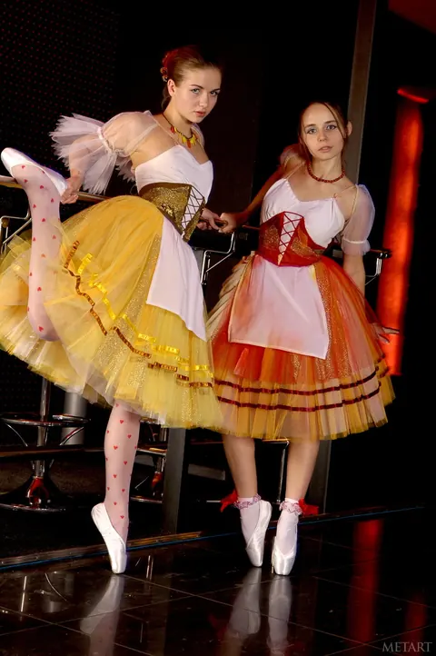Two PAWGs in Dresses and Stockings Kiss and Strip – photo 2 of 21