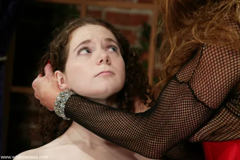 Katia Cove: Slim Brunette MILF Submits to Lesbian Femdom Bondage – photo 3 of 9