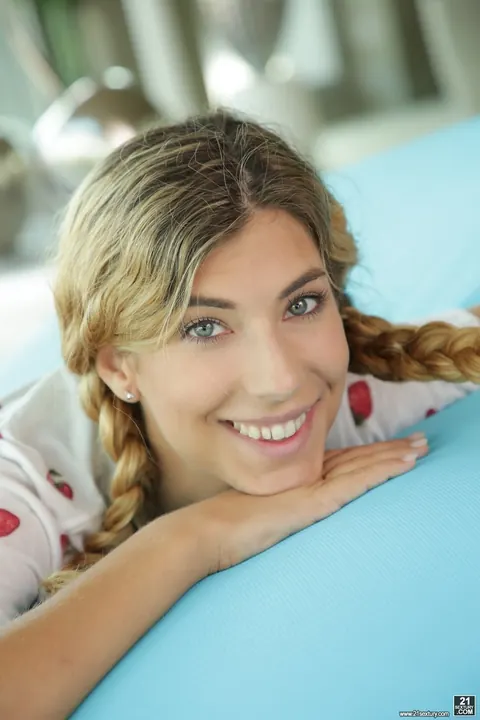 Shona River: Hungarian Blonde with Pigtails Takes Deep Anal and a Facial – photo 1 of 19