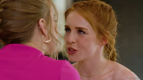 Octavia Red: Petite Redhead Massages and Facesits Her Busty Partner – photo 12 of 20