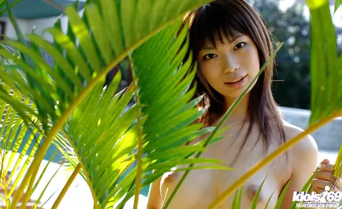 Hikari Hino: Thick Japanese Redhead Strips Out of Her Bikini Outdoors – photo 12 of 16