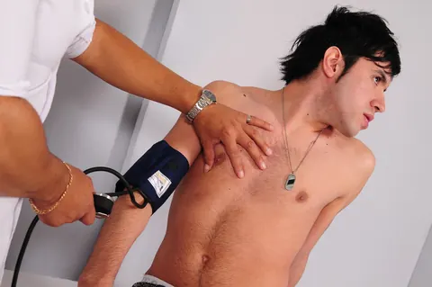 Hairy Men Strip for a Blowjob and Handjob – photo 9 of 21