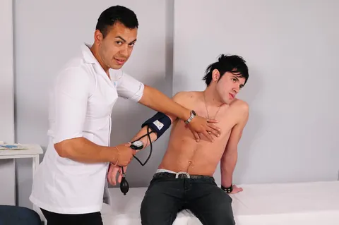 Hairy Men Strip for a Blowjob and Handjob – photo 8 of 21