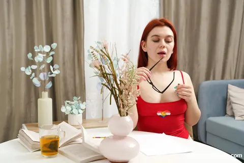 European Redhead Spreads Her Pussy Wide for the Camera – photo 3 of 21