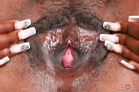 Britney London: Petite Ebony Brunette Undresses and Spreads Her Pussy Wide – photo 17 of 21
