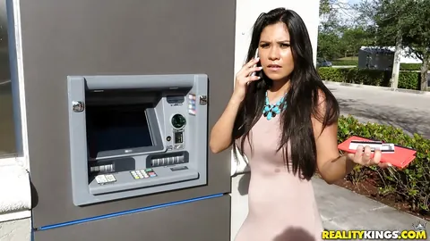 Alejandra Leon: Latina MILF Flashes and Fingers Her Shaved Pussy in a Car – photo 4 of 16