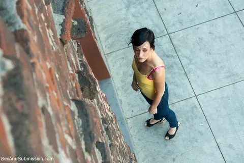 Elise Graves: Petite Short-Haired MILF Submits to Bondage Group Sex – photo 12 of 20