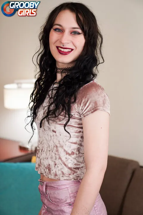 Trans Woman Slides Off Her Panties and Poses Nude – photo 1 of 16