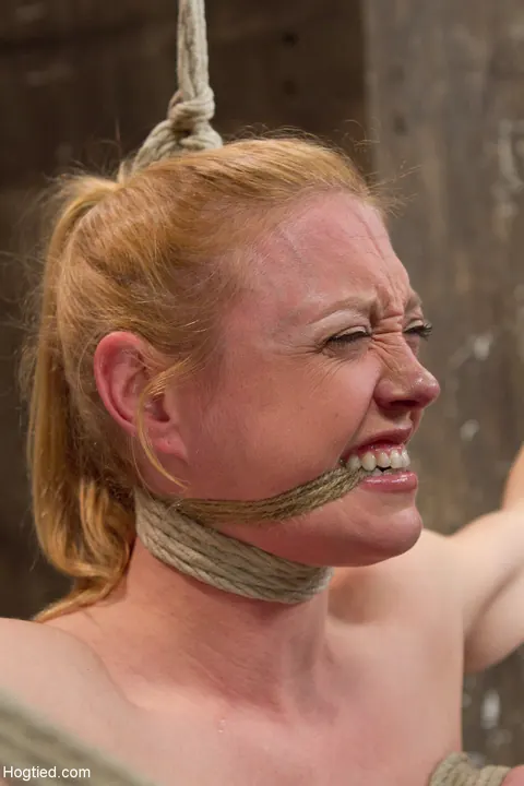 Dee Williams: Pale Redhead in Bondage Fingers Herself and Uses a Vibrator – photo 7 of 21