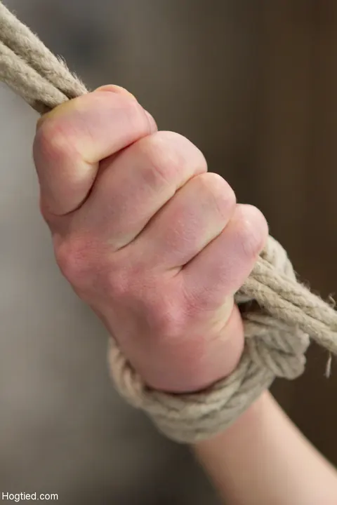 Dee Williams: Pale Redhead in Bondage Fingers Herself and Uses a Vibrator – photo 10 of 21