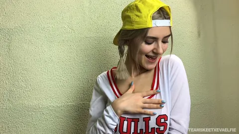Eva Elfie: Russian Blonde Sucks a Lollipop and Strokes Cock – photo 3 of 21