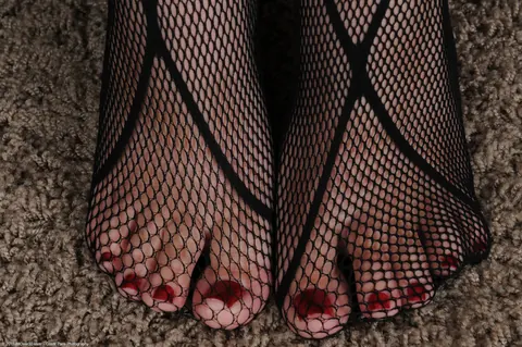 Phoenix Wild: Chubby Brunette MILF in Pantyhose and Heels Spreads for the Camera – photo 13 of 21