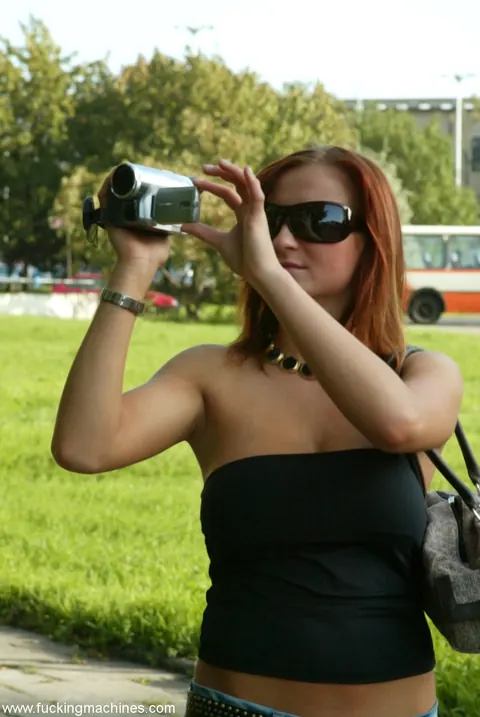 Polish Woman in Glasses Squirts While Bound Outdoors – photo 7 of 18
