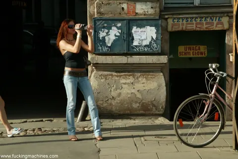 Polish Woman in Glasses Squirts While Bound Outdoors – photo 16 of 18
