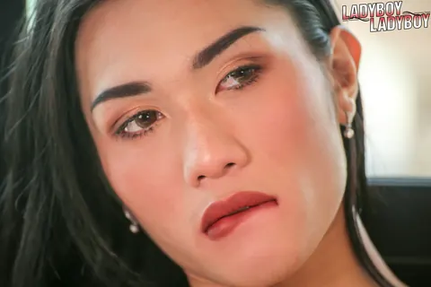 Asian Trans Woman Pulls Panties Aside to Show Off Her Body – photo 12 of 16