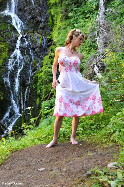 Trans Woman Stands Nude and Shows Her Cock – photo 1 of 20