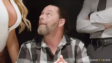 Tall Thick Blonde Fucks in a Skirt