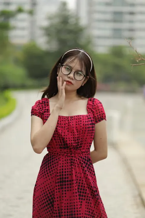 Asian Woman in Glasses Poses Nude Outdoors – photo 3 of 21