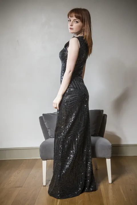 Carly Rae & Lola Gatsby: Redhead in Stockings Spreads Her Pussy Wide – photo 5 of 17
