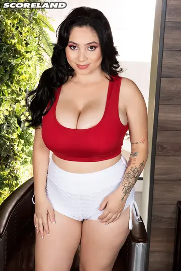 Latina PAWG Strips Out of Her Lingerie and Shorts