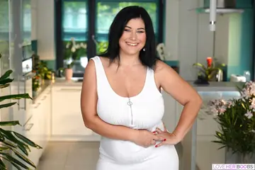 Chubby Czech MILF Sucks and Strokes in a Threesome and Gets Jizzed