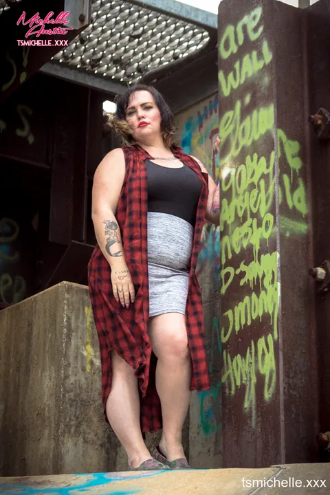 Chubby Trans Woman Strips Nude and Reveals Her Small Cock – photo 3 of 14