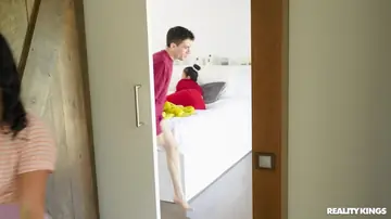 Italian PAWG Sucks Cock Then Rides Cowgirl and Takes Anal Doggy Style