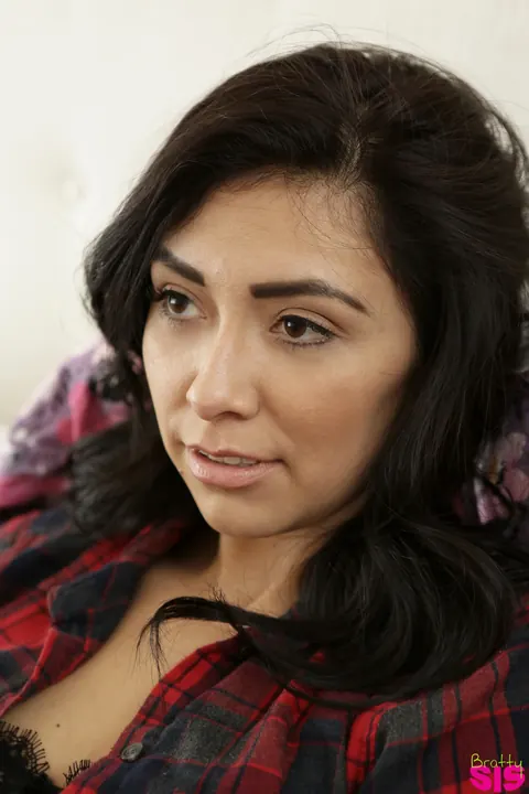 Kara Faux: Slim Latina with Big Natural Tits Sucks and Fucks Her Partner – photo 1 of 18