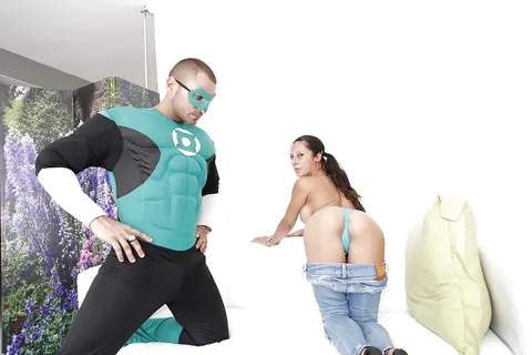 Noemi Jolie: Busty Latina in Jeans Sucks and Rides a Huge Cock – photo 3 of 16