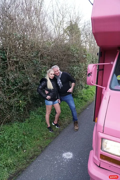 Lena Nitro: Petite German Blonde Undresses and Has Sex with Her Man – photo 1 of 15