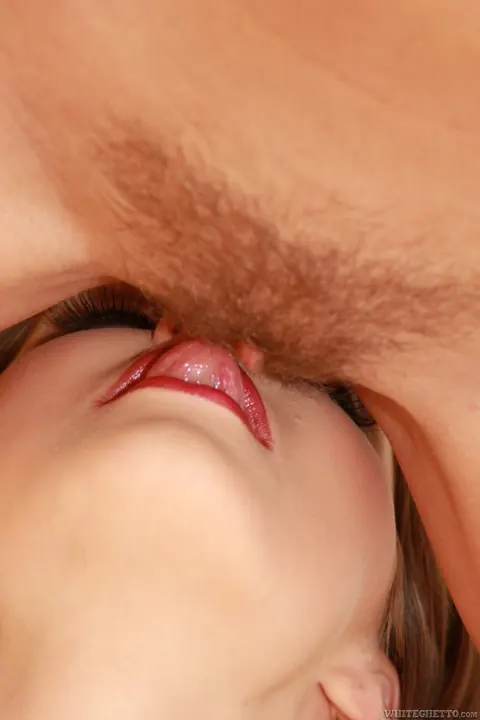 Sylvie Sinner: Skinny Brunette Licks Pussy and Uses a Dildo with Curly Friend – photo 16 of 21