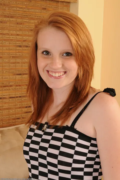 Katey Grind: Skinny Redhead Strips Nude and Shows Her Tattoo – photo 1 of 21