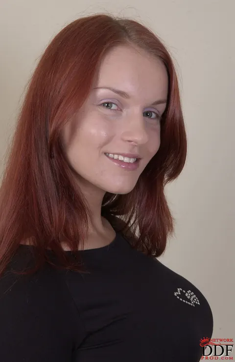 Natasha Orcanikova: Tall European Redhead Undresses and Fingers Her Pussy – photo 1 of 20