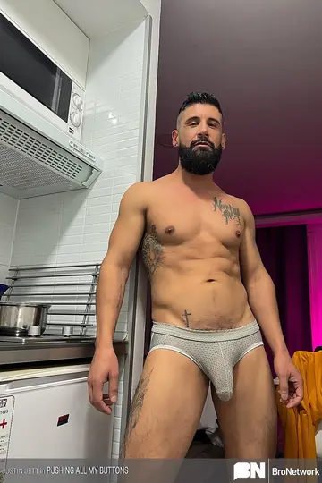 Hairy Guys Kiss, Suck and Fuck Doggy Style Bareback