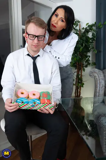 Nicole Du Papillon – Mature Asian Brunette in a Skirt Gets Fucked Doggy Style and Spreads