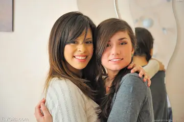 Tall Brunette with Pigtails Spreads Her Pussy Wide