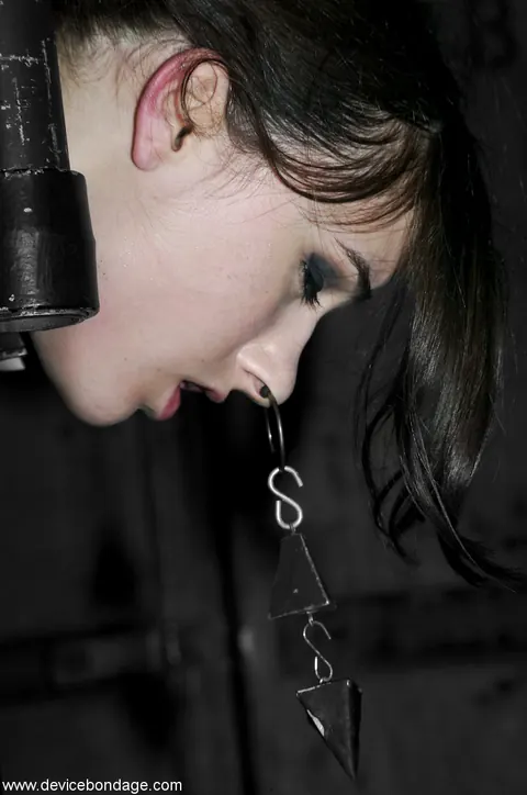 Sasha Grey: Skinny Brunette PAWG Bound and Spreads in Metal Restraints – photo 17 of 20